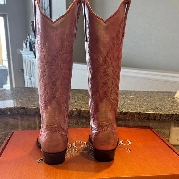 Old Gringo Pink Western Boots - Picture 3 of 6